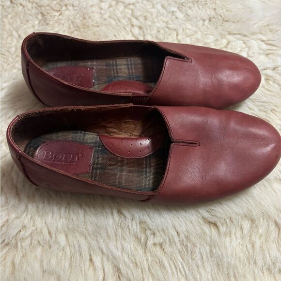 Born Leather Loafers in Red size 7 - Picture 5 of 10